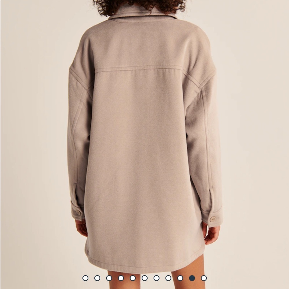 Abercrombie Oversized Cozy Shirt Jacket - Picture 5 of 5